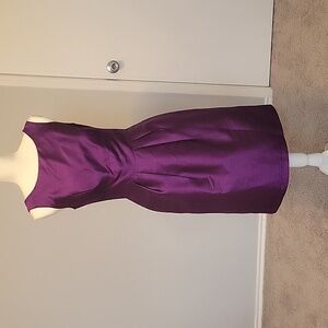 ALFRED SUNG Purple Midi Dress